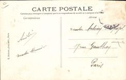 Vintage Postcard Boat edges of the Marne It sinned with the pin