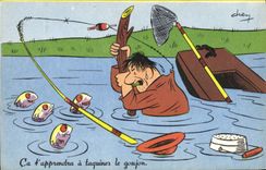 Postal Pesca Pasador