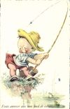 CPA Enfant Peche 