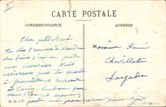 Postal Pesca Chisporroteo evidente