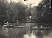 Postal Gloton Placeres de vacaciones Veche