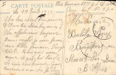 Postal Bélgica Soldados franceses tiene la pesca en los prados inundados