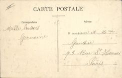 Postal Pesca Madera de Clamart Estanque