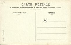 Postal Pesca Ilustrador Beauvais perro