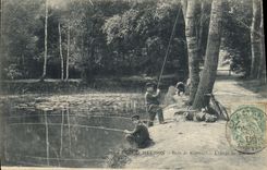 Postal Taladro de Meudon Madera de Clamart Estanques de Trivaux