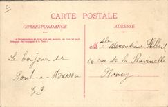 Vintage Postcard Dead Funeral of SE the cardinal Mathieu Nancy