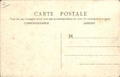 Vintage Postcard Dead Funeral of SE the cardinal Perraud Autun