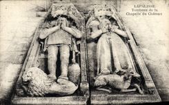 CPA Mort Tombeau de la chapelle du chateau Lapalisse 