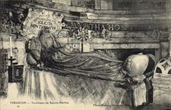 CPA Mort Tarascon Tombeau de Sainte Marthe 