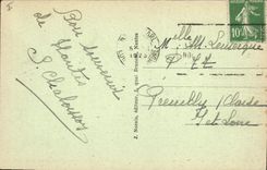 Vintage Postcard Mort Nantes the tomb of the Carmelite friars sets up in the cathedral