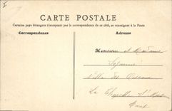 Vintage Postcard Dead Have Tomb of Jeanne Saveuse in the crypt of the church Notre Dame