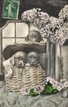 CPA Chien Chiens Chiot 
