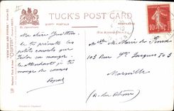 Vintage Postcard Dog Dogs Pup Duck