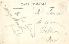 Postal Salud Militaria Damas ambulancieres ingleses que instala su tienda