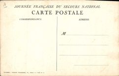 CPA Sante Militaria Journee du Secours National