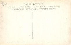 Postal Salud Militaria sobre el frente francés ambulancia en una gruta del Aisne