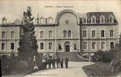 CPA Sante Militaria Chagny Hopital temporaire