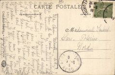 Postal Salud Militaria Ambulancia del castillo de Maxeville