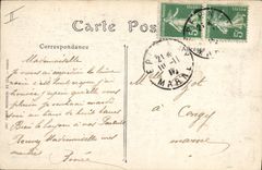 Postal Salud Militaria Epernay Hospital Hospicio Auban Moet Pabellón Militar