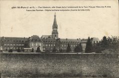 Postal Salud Militaria St Pern Vista general Cuota Occidental de la Comunidad de la Vuelta Casa Matriz de las Pequeñas Hermanas de los Pobres Hospital militar