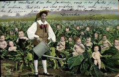 CPA Fantaisie Enfant Bebe 