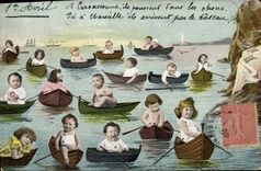 CPA Fantaisie Enfant Bebe 