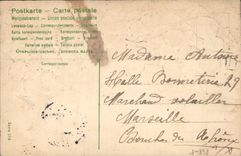 Vintage Postcard Imagination Child Baby Ahead music