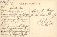 Vintage Postcard Gallic Bateau Armours squadron