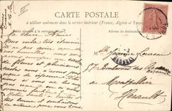 Vintage Postcard Boat Galileo Cruiser of squadron