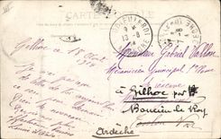 Vintage Postcard Bateau Armours squadron the Gallic one