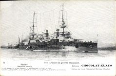 CPA Bateau Gaulois Cuirasse a tourelles 