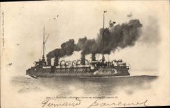 Vintage Postcard Boat Guichen Cruiser corsair