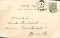 Postal Barco Guichen Crucero corsario