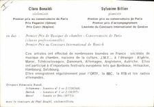 Modern Postcard Clara bonaldi Sylvaine Billier