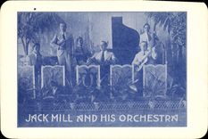 Postal Gato Mijo and his orquestó a Jazz