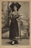 CPA Folklore Alsace Alsacienne 