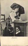 CPA Folklore Alsace Alsacienne 