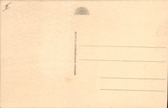 Postal Folclore Alsacia Vagar alsacin Sala de las sociedades