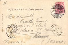 CPA Folklore Alsace Alsacienne 