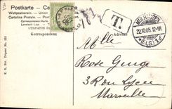 CPA Folklore Alsace Costumes alsaciens