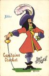CPA Fantaisie Walt Disney Tobler Capitaine Crochet