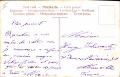 Vintage Postcard Imagination Orientalism One year Arabian Cemetery