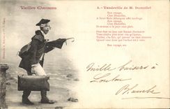 Postal Fantasia Viejas canciones Vodevil de M Dumollet