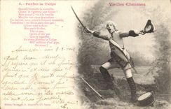 CPA Fantaisie Vieilles chansons Fanfan la Tulipe