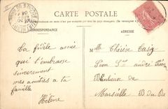 Vintage Postcard Fantaisie Woman do not wake up the cat which sleeps