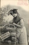 Vintage Postcard Imagination Specialities of country Asparaguses of Argenteuil