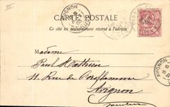 Vintage Postcard Imagination Woman the barometer of the household Clock Good weather