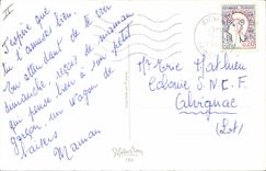 Postal Pesca Pecador Pescados toman pues a un pequeño gusano