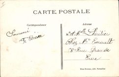 Postal Pesca Pecador Versalles la parte de agua de los Suizos y el castillo