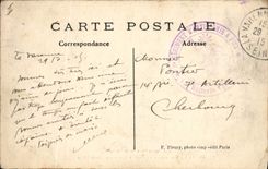 Postal Pesca Pecador de Varenne a Champigny en plena pesca